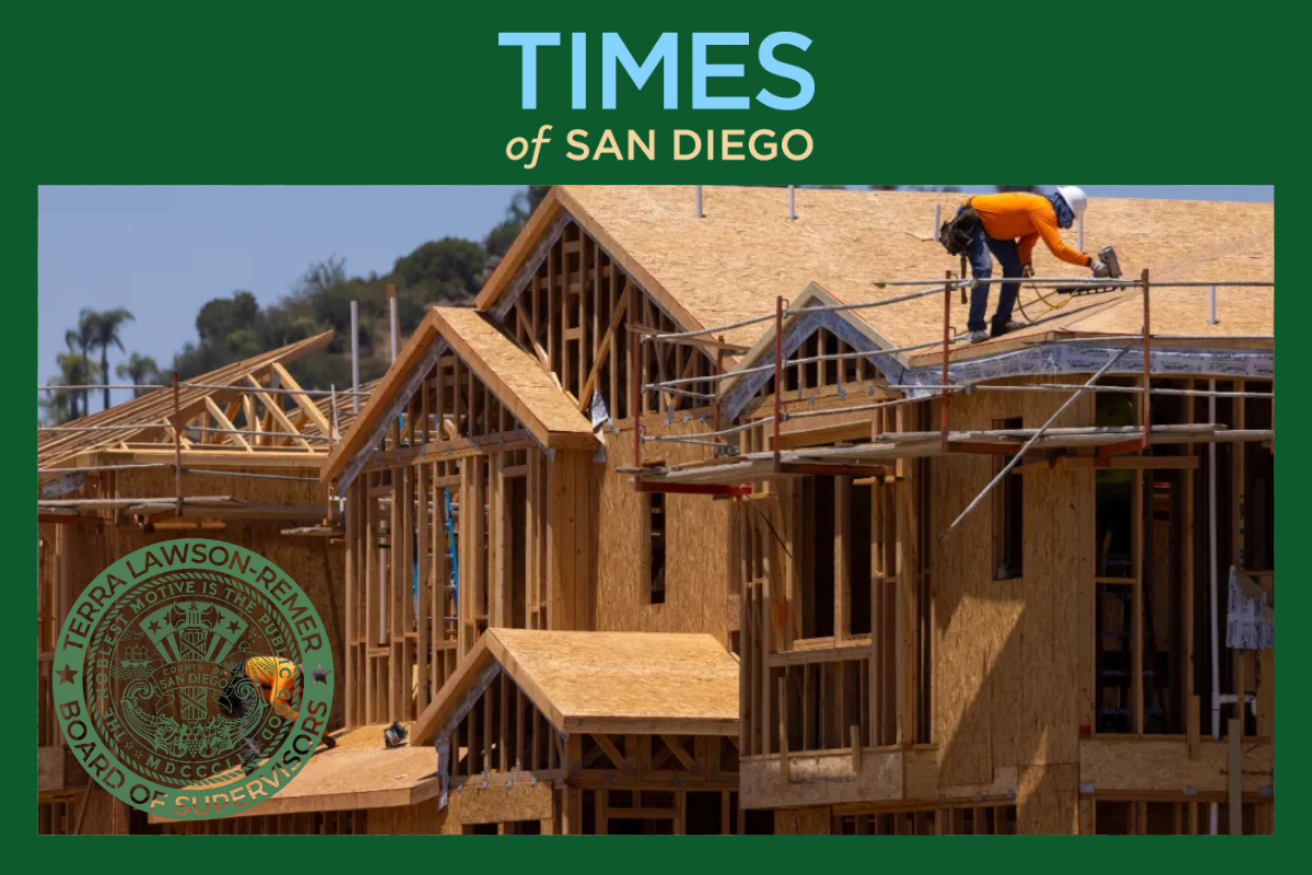 San Diego County Supervisors OK Policy to Streamline Building Permit Process
